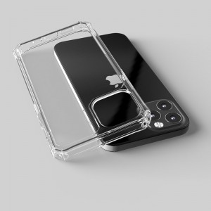 iphone 12 -kuorelle, hot sals 2mm iskunkestävä panssari läpinäkyvä kirkas tpu-puhelinkotelo iphone se to 11 12 pro max 2020 -kotelolle, pehmeä
